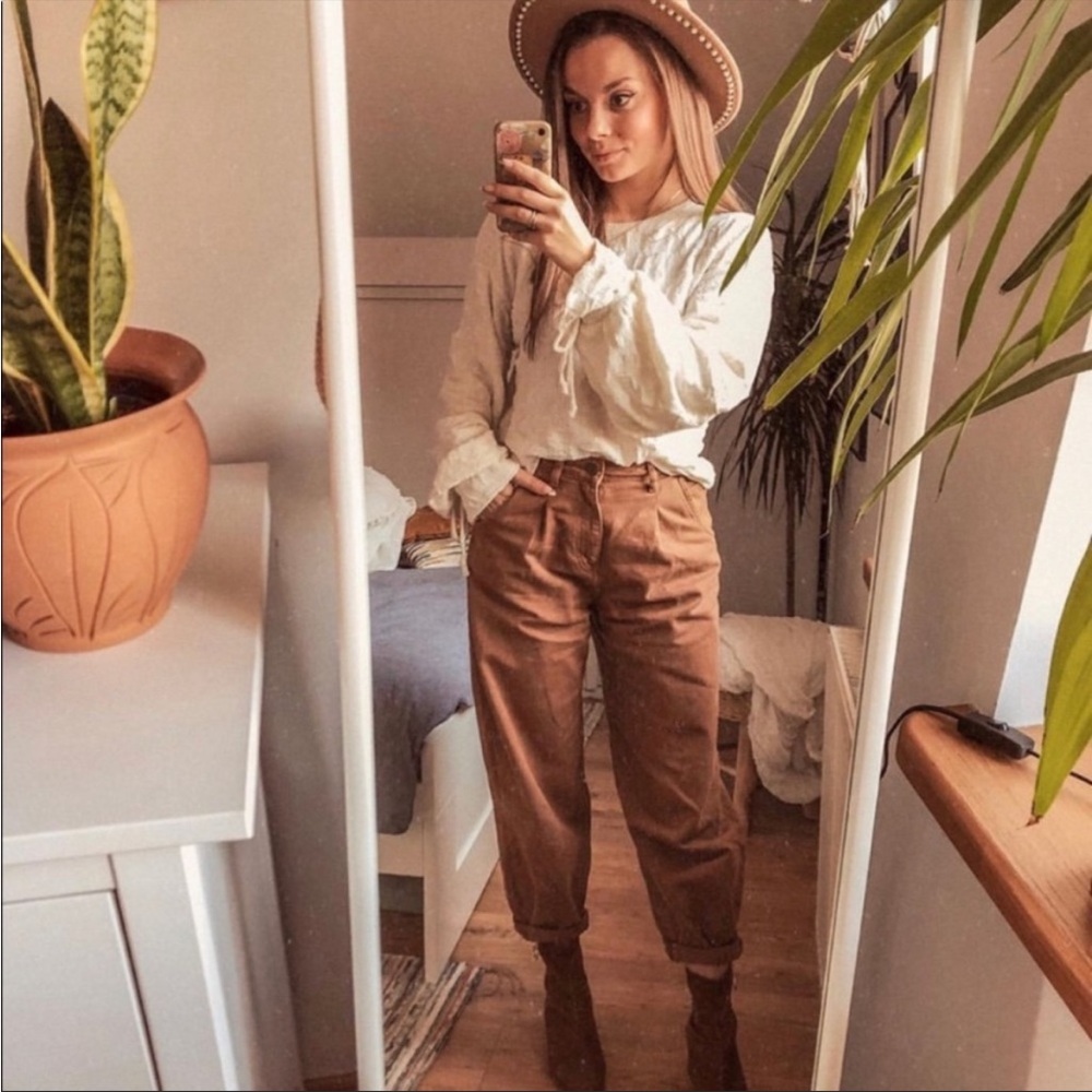 Zara BLOGGERS FAV paperbag jeans - Picture 4 of 7